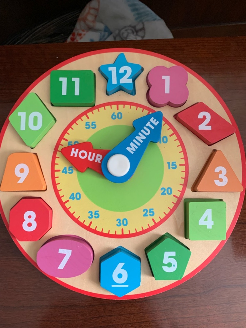 Melissa & Doug Wooden Clock Puzzle